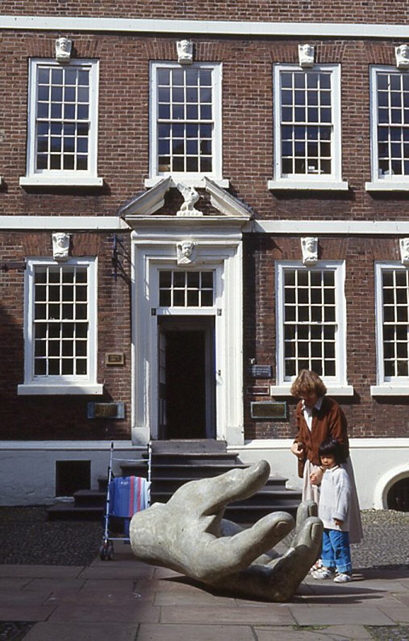 Distant Thunder, Sculpture in Courtyard, Vincent Woropay