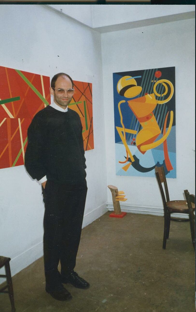 Studio artist Chistopher Crouch