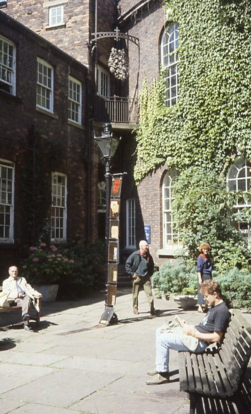 New Art North West sculpture in Bluecoat Garden, Anneke Pettican