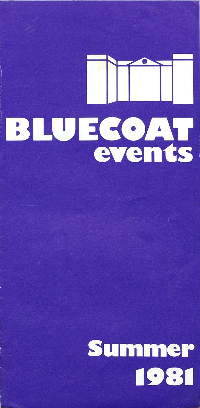 Summer 1981 Events Brochure