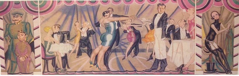 Sandon cabaret design by George Harris