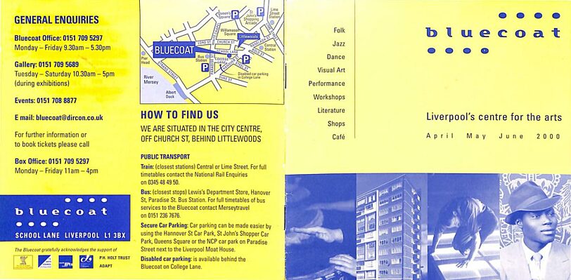 April - June 2000 Events Brochure