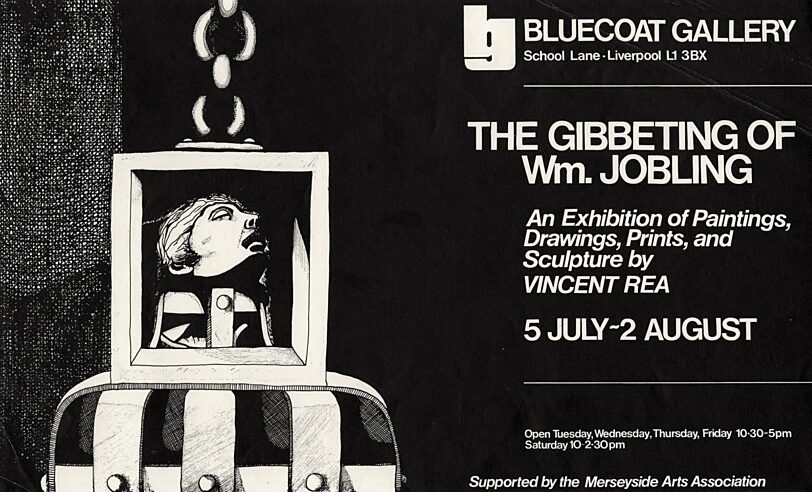 Poster for exhibition, The Gibbeting of Wm Jobling
