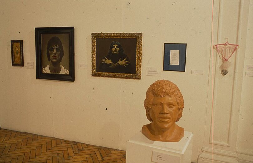 Lionel Richie sculpture by Richard Hughes in Glitter exhibition