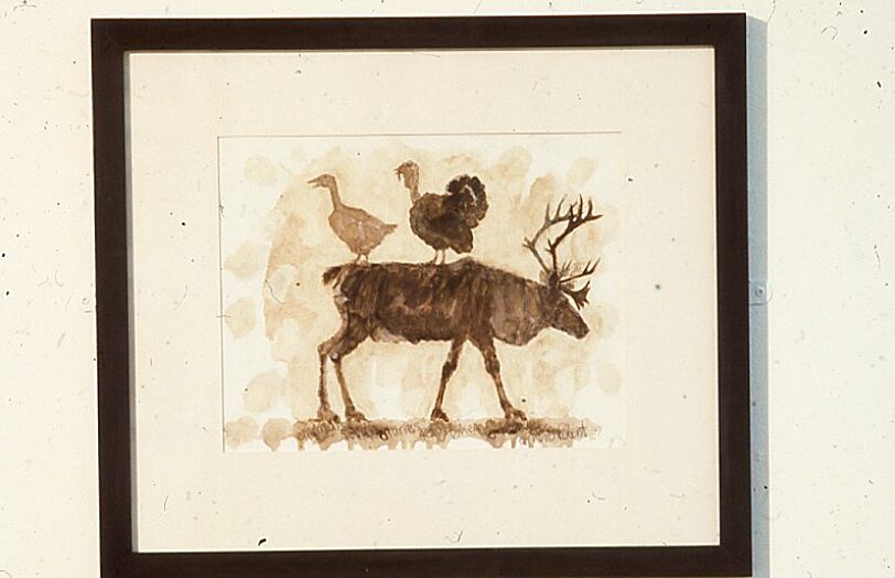 Gift Rap exhibition including work by Richard Roberts