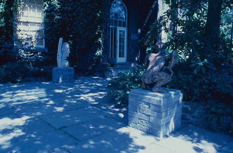 Sculpture In A Garden