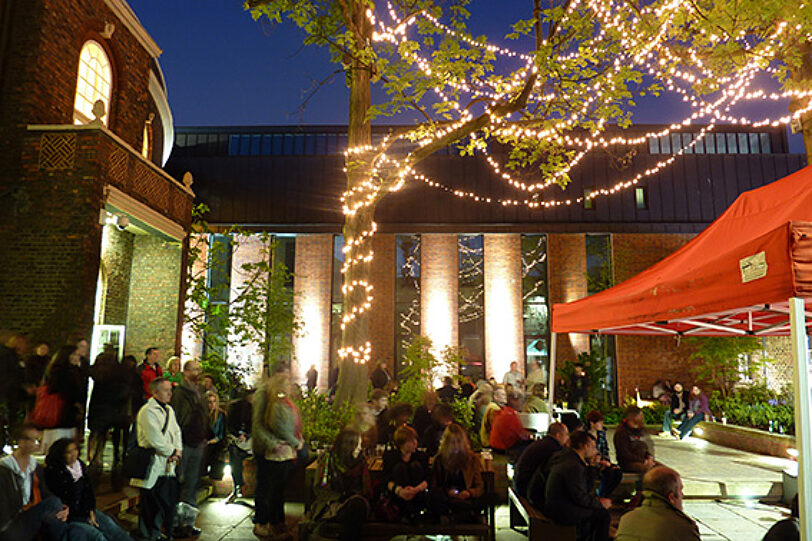 Light Night in the Bluecoat garden