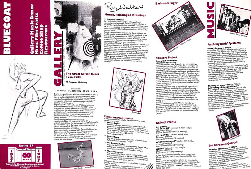 Spring 1987 Events Brochure