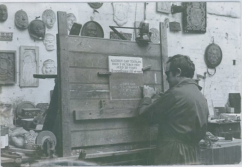 James McLaughlin in the Sculptors Studio