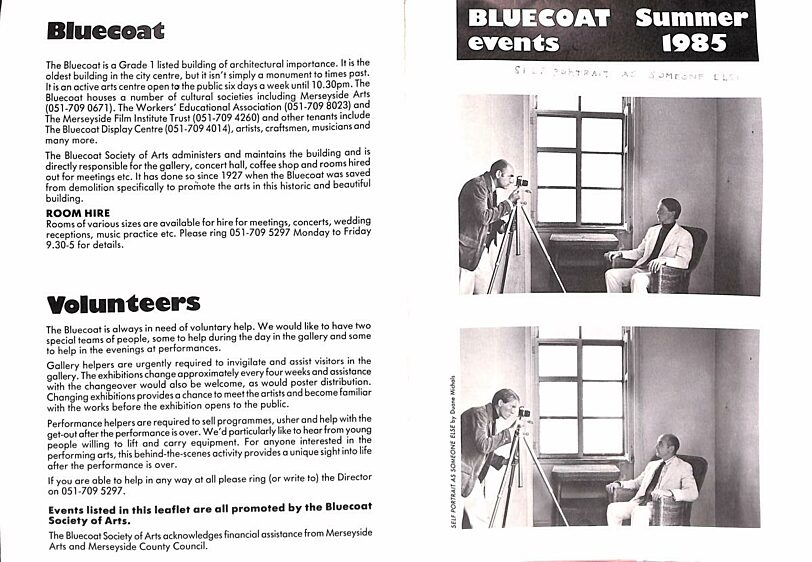 Summer 1985 Events Brochure