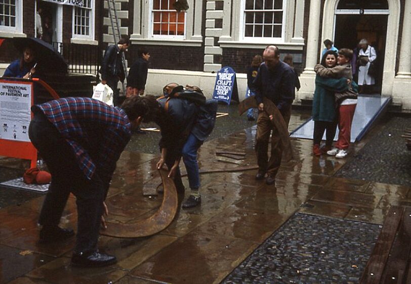 Philip Courtenay with Yellow House LODE opening performance
