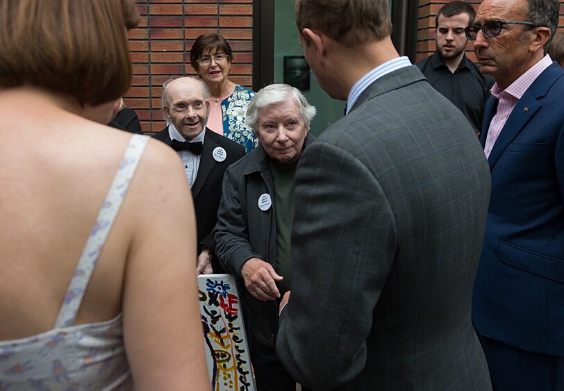 Blue Room artists meet HRH, The Earl of Wessex