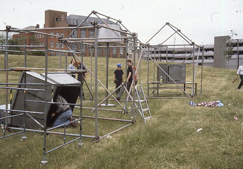 New Art North West TEA Those Environmental Artists offsite installation Chavasse Park
