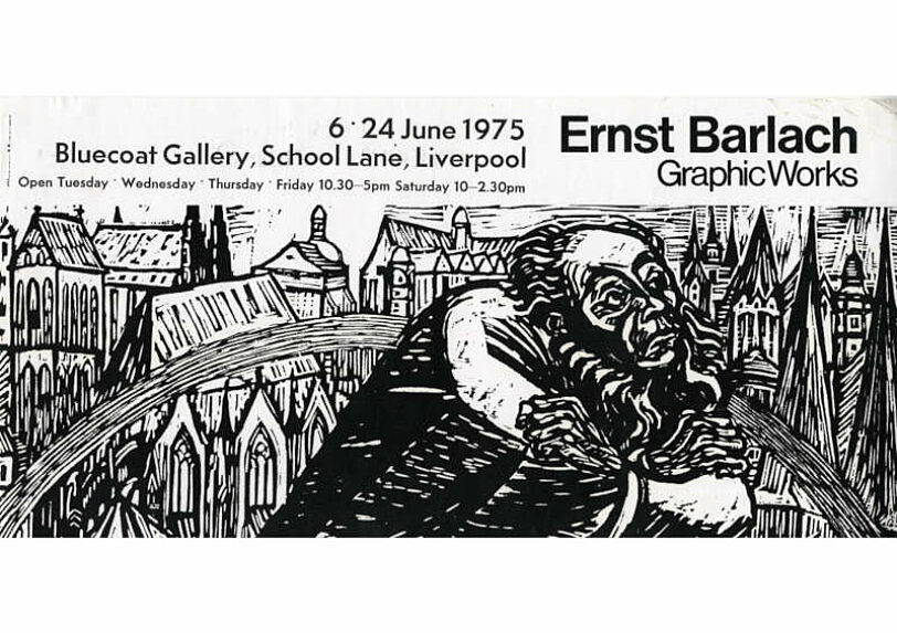 Poster for Ernst Barlach Graphic Works Exhibition