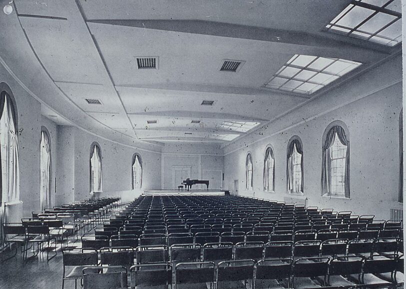 Concert Hall post-war restoration