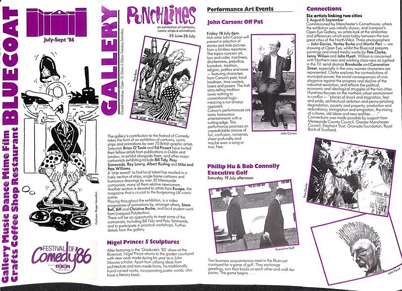 July - September 1986 Events Brochure