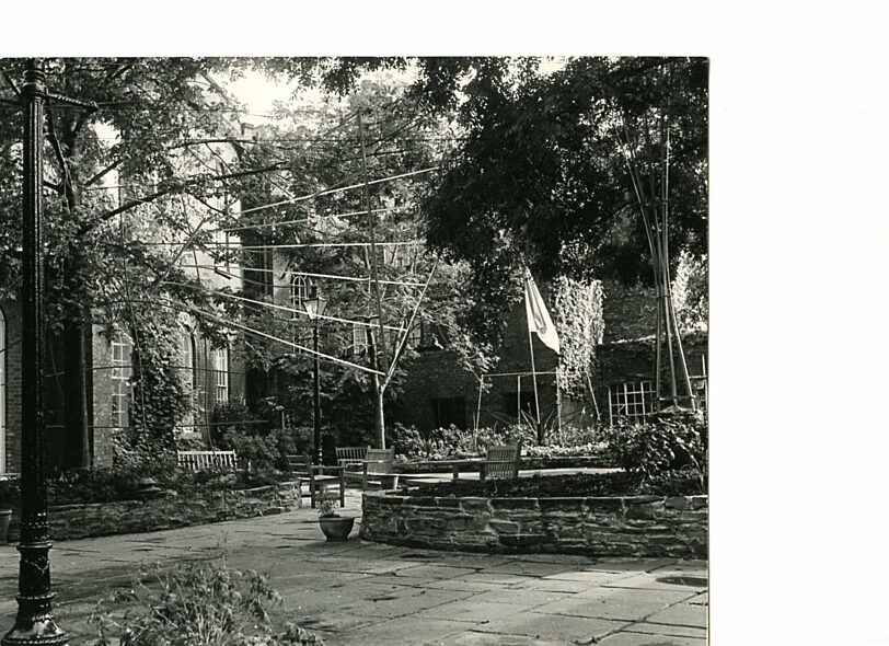 Liverpool Polytechnic students' sculpture exhibition, Bluecoat garden