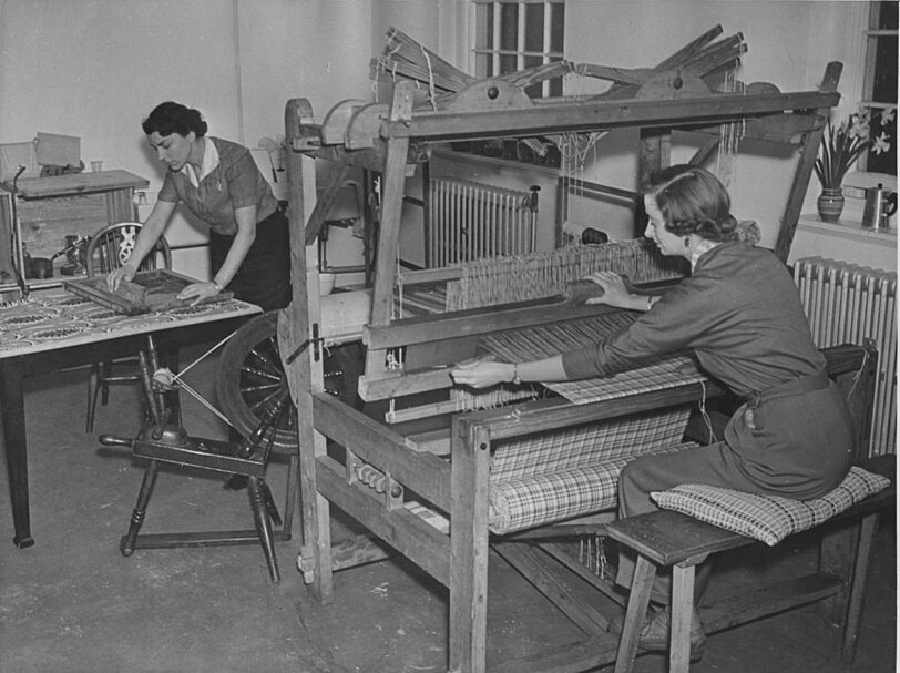 Studio artist Clement McAleer