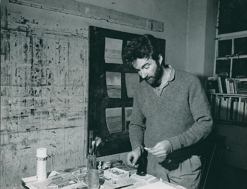 Studio artist Clement McAleer