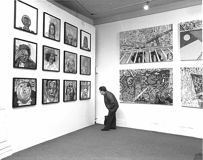 John Hyatt's paintings in the exhibition, Connections