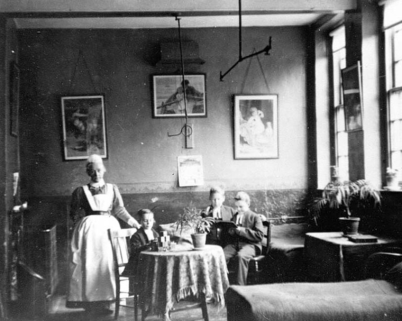 Photograph of a room at the school