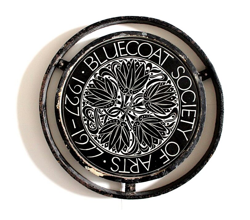 Bluecoat Society of Arts 50th anniversary ceramic plaque