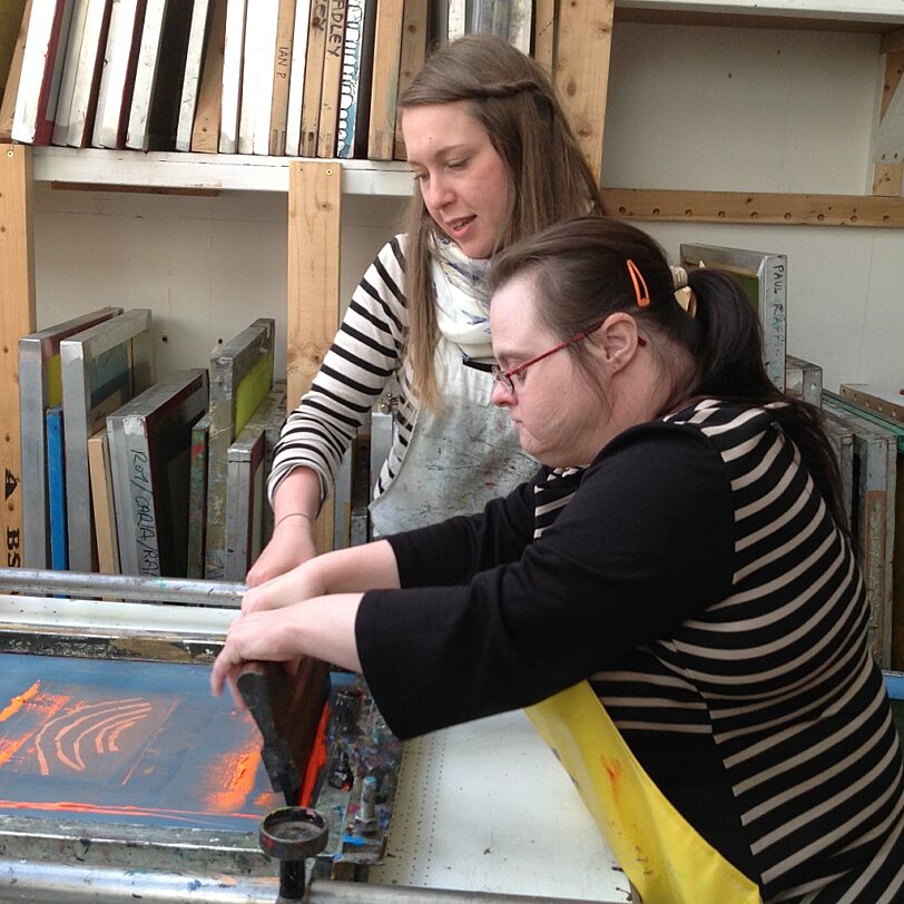 Blue Room in the Print Studio