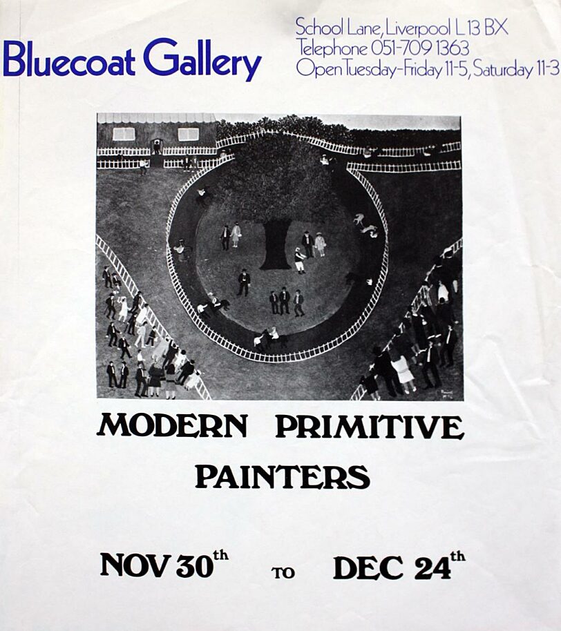 Poster for Modern Primitive Painters exhibition